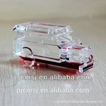 Beautiful antique crystal model car for gift and decoration favors